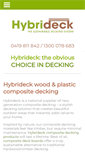 Mobile Screenshot of hybrideck.com.au